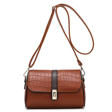 Load image into Gallery viewer, Western Style Fashion Contrast Color Stitching Bucket Bag
