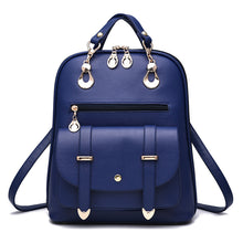 Load image into Gallery viewer, Women's Fashion PU Leather Dual-use Backpack
