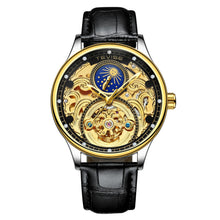 Load image into Gallery viewer, Leather Strap Men's Automatic Mechanical Watch
