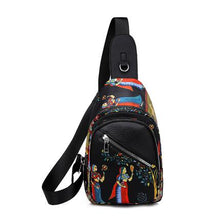 Load image into Gallery viewer, Ladies Fashionable Canvas Printed Chest Bag
