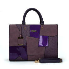 Load image into Gallery viewer, Geometric Pattern Single Shoulder Stitching Ladies Handbag
