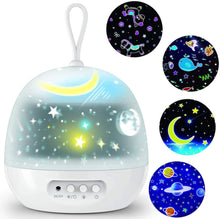 Load image into Gallery viewer, Night Light Projector  360° Rotating 8 Lighting Modes
