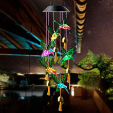 Load image into Gallery viewer, Color Changing Solar Power Wind Chime Crystal Ball
