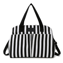 Load image into Gallery viewer, Oxford Cloth Striped Mommy Bag For Going Out
