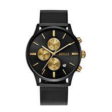 Load image into Gallery viewer, Men's Mesh Belt Waterproof Quartz Watch
