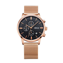 Load image into Gallery viewer, Men's Mesh Belt Waterproof Quartz Watch
