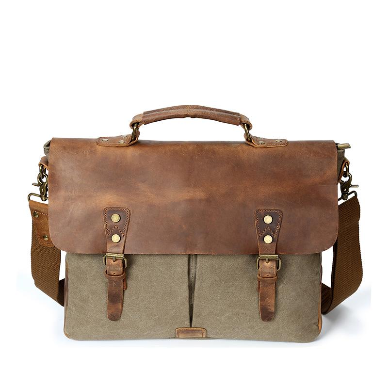 Men's Messenger Bag Canvas Bag Computer Shoulder Bag