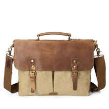 Load image into Gallery viewer, Men&#39;s Messenger Bag Canvas Bag Computer Shoulder Bag
