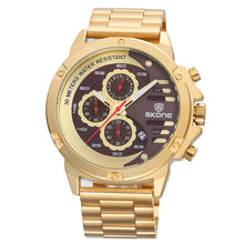 Load image into Gallery viewer, Business Men's Multi-function Three-eye Watch
