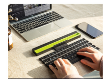 Load image into Gallery viewer, Outdoor Office Portable Folding Wireless Reel Keyboard
