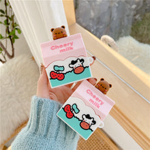 Load image into Gallery viewer, Cow Box Bear Protective Case Headphone Soft Shell Cartoon
