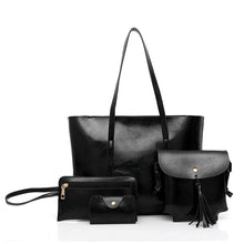 Load image into Gallery viewer, Oil Wax Leather Women&#39;s Handbag Shoulder Bag Sets
