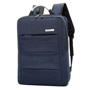 Male Business Backpack With USB Charging Port