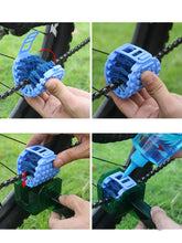 Load image into Gallery viewer, Bicycle Chain Cleaner Scrubber Brush Cycling Cleaning Kit
