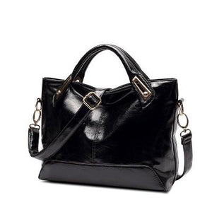 Women's Simple Leather Shoulder Bag Handbag