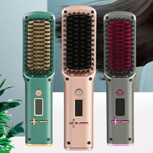 Load image into Gallery viewer, Wireless Charging Straight Hair Comb Travel Portable Usb
