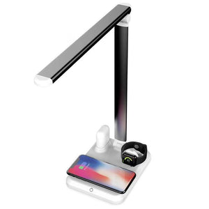 4 In 1 LED Desk Lamp Light Qi Wireless Charger