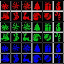 Load image into Gallery viewer, Christmas Pattern LED Laser Projector Colorful Projector
