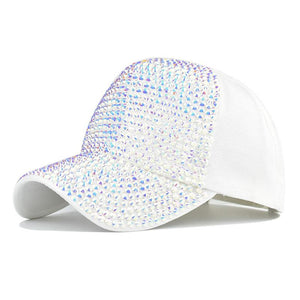 Women's Flash Diamond Baseball Cap Light Board Cap