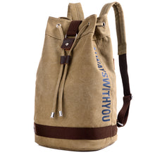 Load image into Gallery viewer, Casual Canvas Multifunctional Drawstring Backpack
