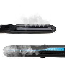 Load image into Gallery viewer, Ceramic Steam Hair Straightener Iron Hair Curler Fast Heating Hair Flat Iron Vapor Hair Straightening Salon Styling Tool
