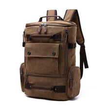 Load image into Gallery viewer, Men's High Quality Vintage Canvas Large Capacity Backpack

