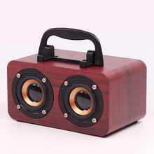 Load image into Gallery viewer, Wooden Wireless Bluetooth Speaker Portable Outdoor
