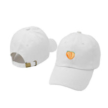 Load image into Gallery viewer, Peach Embroidery Peaked Cap For Men And Women
