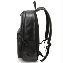 Load image into Gallery viewer, Men Leather School Bag Backpack Waterproof Travel Bag 
