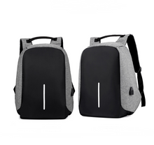 Load image into Gallery viewer, Multi-Functional Water Resistant USB Notebook Backpack
