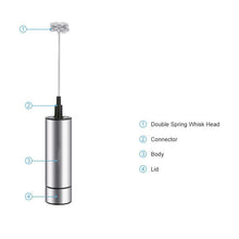 Load image into Gallery viewer, Handheld Electric Coffee Blender Milk Frother
