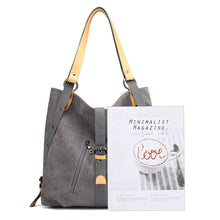 Load image into Gallery viewer, Women's Large Capacity Canvas Shoulder Bag
