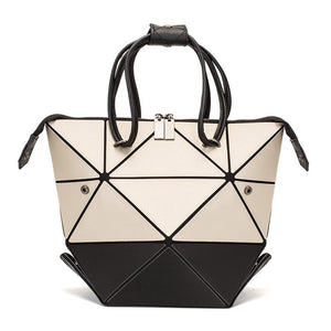 Women's Fashion Geometric Rhombic Handbag