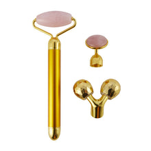 Load image into Gallery viewer, 3 In 1 Vibrating Facial Jade Roller Set
