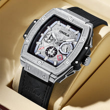Load image into Gallery viewer, Multifunctional Men's Quartz Watch Leather Waterproof
