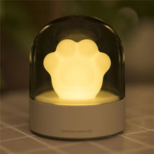 Load image into Gallery viewer, Exquisite Night Light Cat Paw Light USB Charging Music Box
