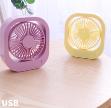 Load image into Gallery viewer, USB Desk Fan Portable Desktop Table Fan With 2 Speed
