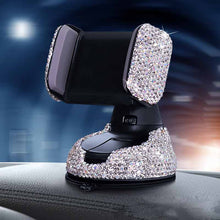 Load image into Gallery viewer, Multifunctional Air Outlet Diamond-encrusted Car Phone Holder
