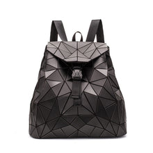 Load image into Gallery viewer, PU Leather Ladies Fashion Geometric Backpack
