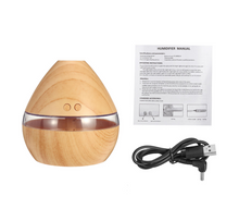 Load image into Gallery viewer, 300ML USB LED Aroma Ultrasonic Humidifier
