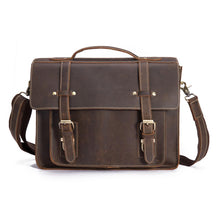 Load image into Gallery viewer, The First Layer Of Crazy Horse-skin Men&#39;s Handbag
