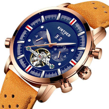 Load image into Gallery viewer, Leather Strap Men's Watch With Large Dial
