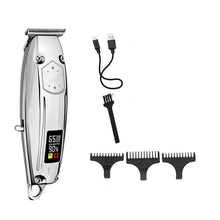 Load image into Gallery viewer, Professional Cordless Hair Clippers for Men Rechargebale LED Display
