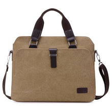 Load image into Gallery viewer, Men's Simple Fashion Business Canvas Briefcase
