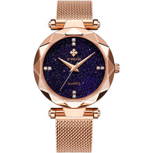 Load image into Gallery viewer, Fashion Simple Starry Sky Mesh Quartz Watch For Ladies
