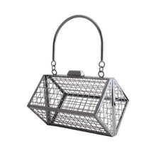 Load image into Gallery viewer, Fashion Metal Hollow Iron Mesh Handbag
