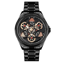 Load image into Gallery viewer, Men's Steel Band Creative Mechanical Wind Quartz Watch
