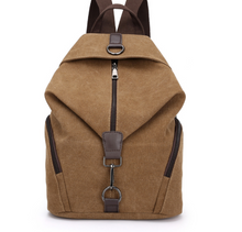 Load image into Gallery viewer, Fashion Canvas Handbag Retro Casual College Wind Backpack
