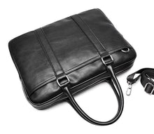 Load image into Gallery viewer, Men&#39;s Leather Portable Briefcase
