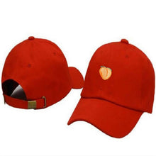 Load image into Gallery viewer, Peach Embroidery Peaked Cap For Men And Women
